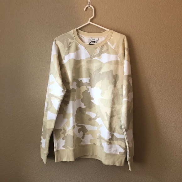 NWT WeSC Marvin camo AOP crewneck Sweatshirt - Picture 5 of 8